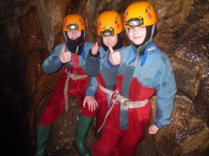  Happy Young Cavers